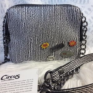 Circus by Sam Edelman Striped Black/White Purse